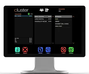 Cluster POS system